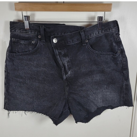 Agolde Crossover Button Fly Shorts Size:30 - Picture 1 of 7